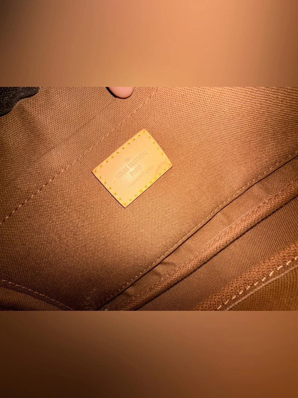 LOUIS VUITTON LARGE POCHETTE MONOGRAM FROM MPA